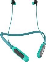 Aroma In The Ear Nb128 Grace Deep Bass Neckband Earphone Bluetooth Headset, Black, Green