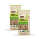 Organic Tattva 2kg Kabuli Chana Chole(Chickpea White) | Rich in Protein Naturally Gluten Free Unpolished Dal| Pesticide and Chemical Free | (1Kg - 2 Packs)