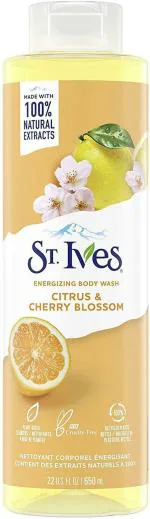 St. Ives Citrus & Cherry Blossom Imported Body Wash - 650ml (650 ml)