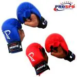 Prospo Karate Gloves, Injection Moulded Combat Karate Glove, Karate Gloves for Kids Under 8, Karate Gloves for 10 Years and Above, Professional Karate Gloves Pack of 2 (Red/Blue)