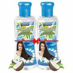 Pioneer Jasmine Non - Sticky Coconut Hair Oil with Vitamin E | Makes Hair Long, Strong 500ML X 2