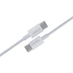 SHOPIES PD TYPE C TO TYPE C WHITE DATA CABLE 45 W 3 A /PD FAST CHARGING DATA CABLE 1 M/PD Cable For vivo X90 Pro+, vivo X90 Pro Plus Fast Charging Cable Type C Works with Galaxy S22 Ultra Plus S21-1Z.8,WHITE