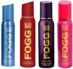 Fogg Imperial Deodorant, Monarch Deodorant, Essence Deodorant, Paradise Deodorant Spray, 120 Ml (Pack Of 4)