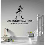 CVANU Keep Walking Wall Decor Attrective Vinyl Sticker