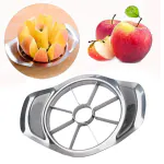 WHITE WAVE Apple Cutter and Slicer Stainless Steel with 8 Blades Fruit Slicer