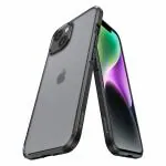 KAPAVER iPhone 14 Plus Matte Clear Case[Anti-Fingerprints ][Anti-Scratch] Frosted Translucent Shockproof Slim Cover 6.7 inches (Matte Black)