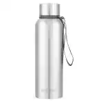 Borosil Hydra Trek 700 ml Insulated Water Bottle, Stainless Steel Bottle with Double Wall Vacuum Insulation, 20 Hours Hot & 24 Hours Cold, for Everyday Use, Steel