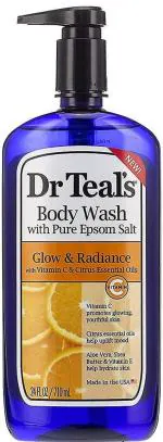 Dr Teal'S Body Wash With Pure Epsom Salt, Glow And Radiance, 710 Ml