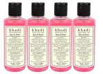 Khadi Herbal Rose & Honey Bath Refreshing Body Wash Pack Of 4 (840 ML)