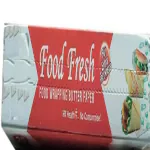 FoodFresh Food Wrapping Butter Paper,Net 1 Kg|Wrap Roti,Bakery Items,Burgers,Pizza Etc.|Certified Food Grade|Non Sticky|Microwave Safe|Refrigerable|100% Hygienic