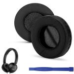 Crysendo Black Leather Headphone Cushion For Phi-Lips Dj Shl 3300