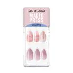 Dashing Diva Pink Magicpress My Heroin, Includes 2 Prep Pads, Nail File And Wooden Stick
