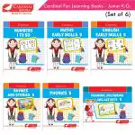 Cardinal Fun Learning Junior KG Books Set of 6|Englus Skill