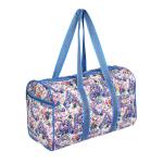 Mosben Blue Nylon Printed Duffle Travel Bags For Unisex