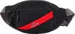 Finespaiky RDKJ 0129 RDKJ 0129 Fanny Pack Stylish Real Waist Bag for Men Women (Black, Red)