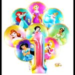 SV Traders 1st Birthday Decortaion Disneey Princeess/Frozenn/Barbiee/Cyndrillaa Theme Decoration