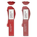 FS ForSure Power Stay Waterproof Matte Liquid Lipstick (Pack of 2) Multicolor
