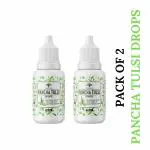 Vanalaya Pancha Tulsi drops Natural immunity booster for Cough and Cold Relief 30ml Pack of 2