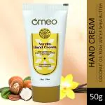 Omeo Natural Vanilla Hand Cream for Dry & Rough Hands Moisturization for Men & Women (50 g)
