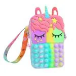 WANQLYN Multicolor Canvas Unicorn Pop It Sling Bag (Unicorn 2)