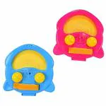 Smartcraft Catch Ball Game, Magic Ball Sports Game| Hand Throw Catch Ball Game| Outdoor Rackets Sports Toys| Beach Ball Game with Two Rackets & Four Balls for Kids, Multicolor