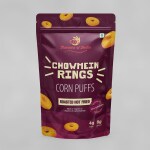 FOI Flavours of India Corn Puffs -Chowmein Rings ( Pack of 4)