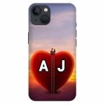 Voleano back cover for I Phone 13, A, Love, J, letter, A, J alphabet, A, J word, A, J name, cases cover