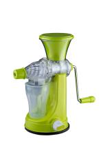 Divya, Plastic Fruit And Vegetable Hand Juicer With Handle, Green