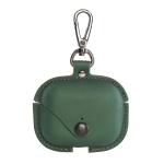 WETEK Compatible for Airpods Pro Case Leather Personalized Leather Protective for Airpod Pro (Dark Green)