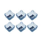 Lock & Lock Acrylic Smart Tray For Home, Kitchen, Office And Outdoor, Transparent, Set of 6