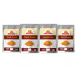 Ghotaram Nagpur Masala Boondi for Raita Boondi Masala Charkhi Boondi Masala Boondi Murmure | Masala Bundi Chach Buttermilk Curd Dahi Raita Boondi Snacks | Healthy and Hygenic Bundi-900g*4Pack