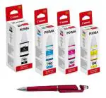 Canon GI 790 B/C/Y/M Ink Bottle (SET OF 4) with 3in1 Multi-Function Creative Mobile Phone Stand