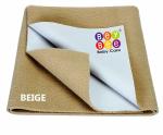BeyBee Beige Waterproof Baby Bed Protector 140 cm x 100 cm