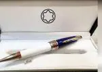 FARP Mb pen jfk pen blue and white colour ball pen