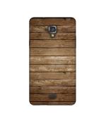 Casotec Wood Design Printed Silicon Soft TPU Back Case Cover for Swipe Elite 2 plus