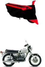 RONISH Two Wheeler Cover for Yamaha (RX 100, Black, Red)