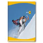 Youva Navneet| Case Bound / Hard cover Long Notebook| Single Line| A4 Size - 21cm x 29.7cm| 288 Pages| Pack of 5