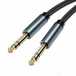 fdealz (5 Meter / 500 CM) Pro Series 6.35mm Stereo Male to 6.35mm Stereo Male audio Cable, 6.35mm 1/4