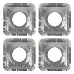 Freshee Square Aluminium Foil Stove Disposables Burner Guard Pack of 2 x 8pcs