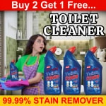 BLISS & BLUSH Toilet Cleaner blue 1500ml With Sparkling Shine Floral Liquid Toilet Cleaner, Advanced Thicker Formula, Removes Toughest Stains, Provides Long Lasting Freshness