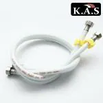 K.A.S Chrome Plated PVC Regular Water Connection Tube Insert Brass Clamps 36 Connection Tube Insert ss Clamps 18 I Strong and Durable I Resistant to wear and tear