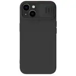 NILLKIN CamShield Silky Silicone Case For iPhone 15 - Black