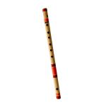 NEXTOMART Musical Flutes B Natural Base 7 Hole Bamboo Flute Bansuri with Flute Carry Bag Free (20 Inch)