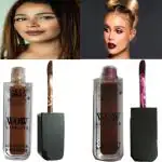 Beauty Berry Multicolor Wow Waterproof Maroon, Brown Lip Gloss, 2.4 Ml (Pack Of 2)
