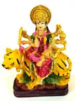 Etsibitsi Simi Multicolor Resin Mata Idol For Durga Pooja