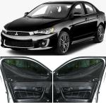 Able Elegant Car Magnetic Sun Shade Curtains with Zipper for Mitsubishi Lancer Set of 4 Pcs
