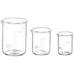 ABGIL Borosilicate Glass Beaker 1000ml 2000ml 3000ml 5000ml - Set of 4 Units