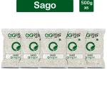 Goshudh Sabudana 2500 g (500g X 5 Pack) Sago