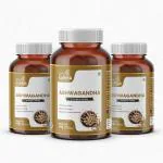 AYUKARMA Ayurveda Ashwagandha Capsules - Stress Relief, Improve Energy & Muscle Growth - 180 Capsule