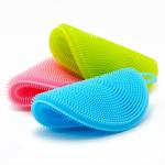 HARVI ENTERPRISE Magic Silicone Dishwashing Sponge Scrubber for Cleaning Bowl, Plate, Dish, Vegetable Etc | Multicolor Silicone Sponge Scrubber, Multi Color Quick Home Cleaning Sponge Silicone Scrubber for Kitchen